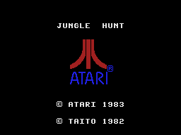 Jungle Hunt title screen for Colecovision